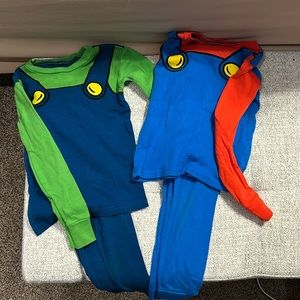 Mario and Luigi long sleeved Jammie’s